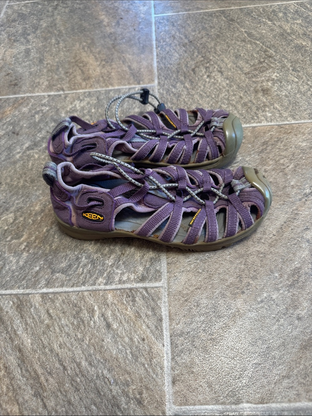 Keen Women's Purple/Taupe Closed-Toe Outdoor Sandals